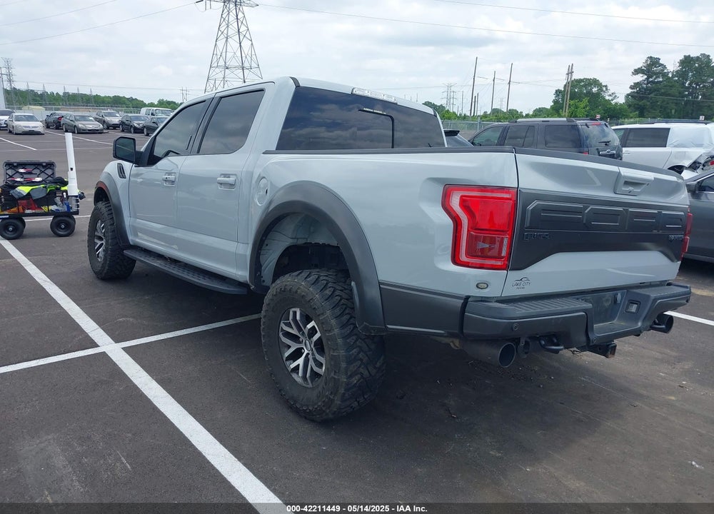 2017 FORD F-150 VIN: 1FTFW1RG1HFB62341