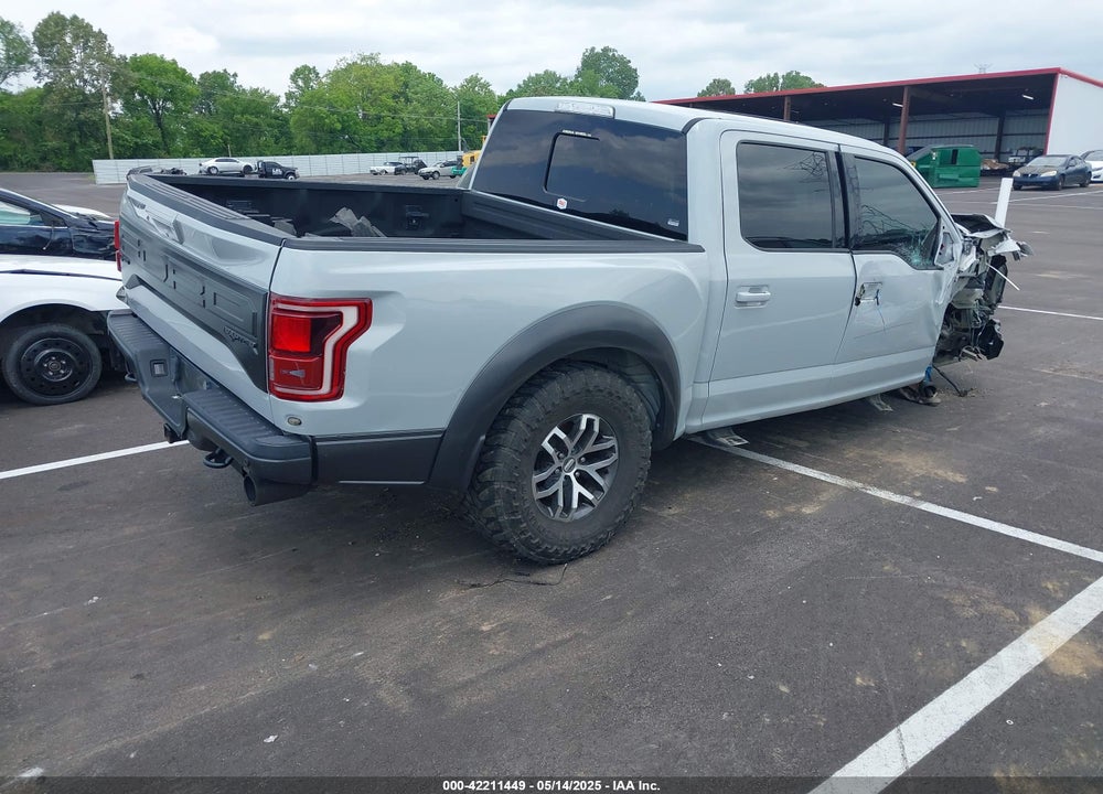 2017 FORD F-150 VIN: 1FTFW1RG1HFB62341