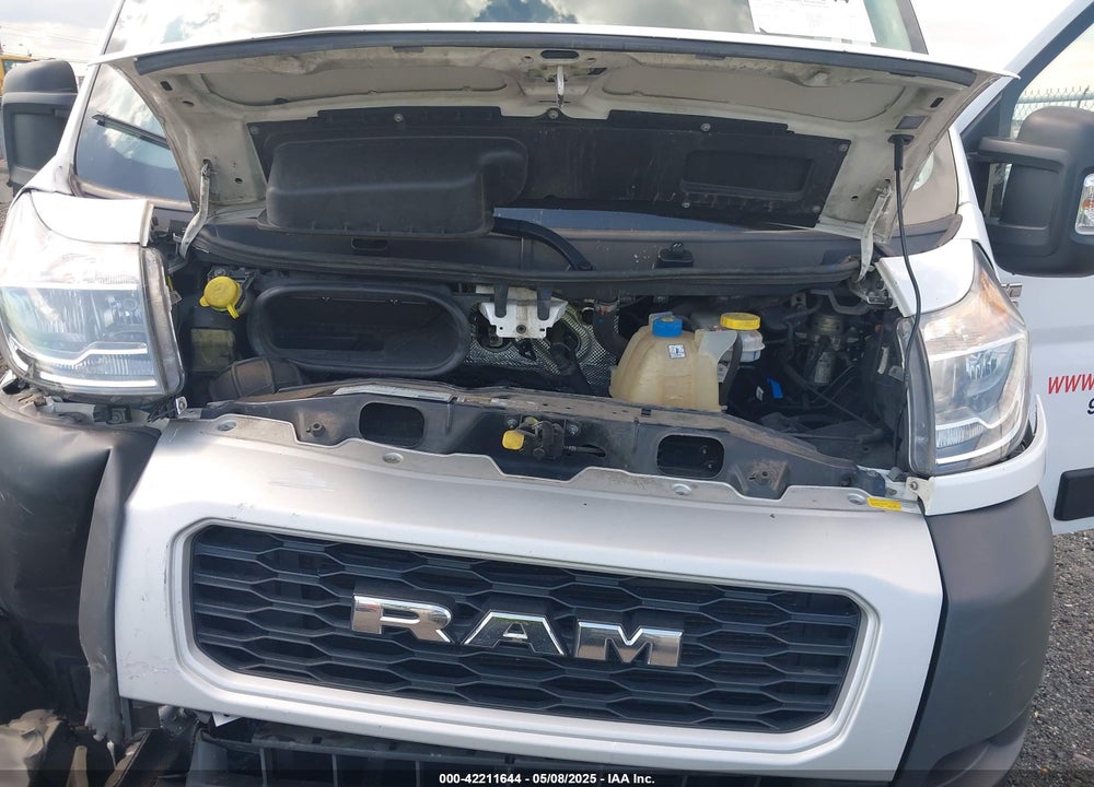2021 RAM PROMASTER 3500 CARGO VAN HIGH ROOF 159 WB EXT VIN: 3C6MRVJG8ME537669
