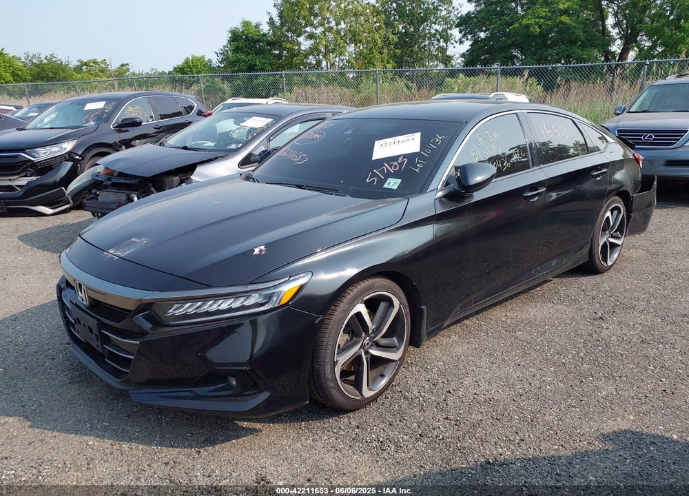 2022 HONDA ACCORD VIN: 1HGCV1F35NA061806