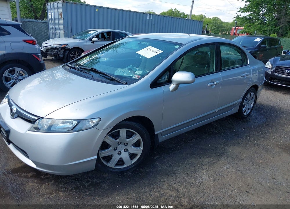 2008 HONDA CIVIC LX VIN: 1HGFA16588L014675
