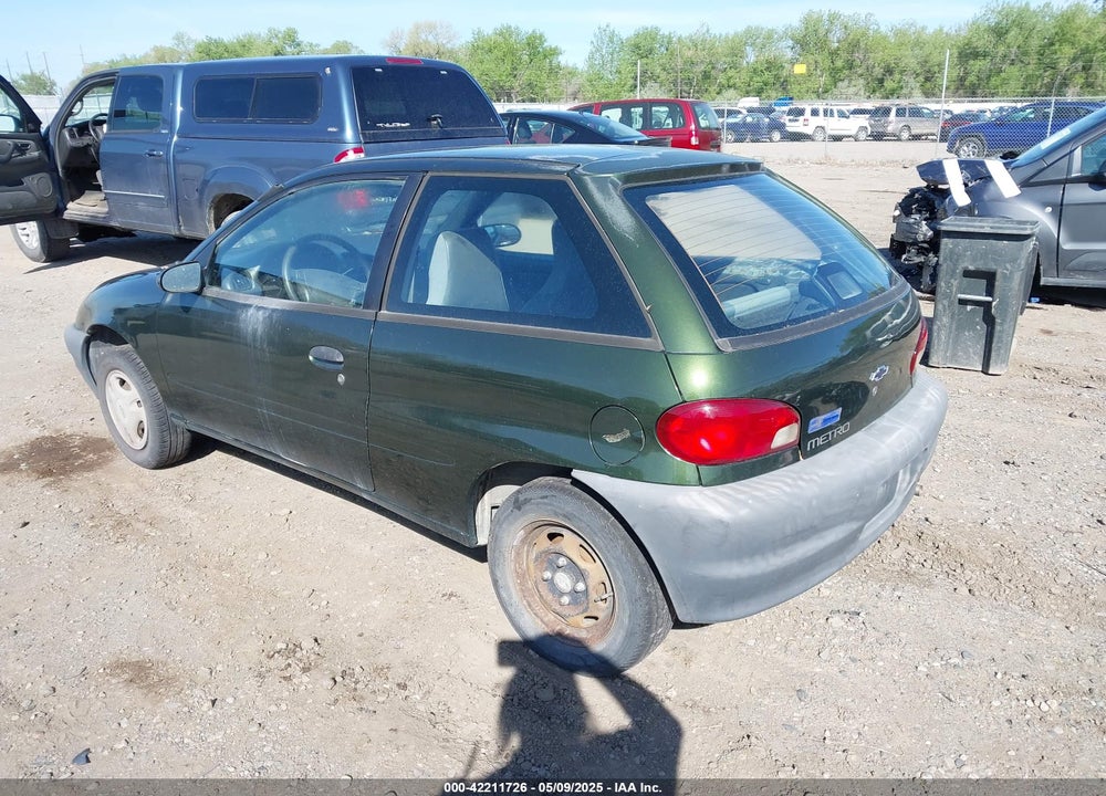 2000 CHEVROLET METRO VIN: 2C1MR2263Y6712829