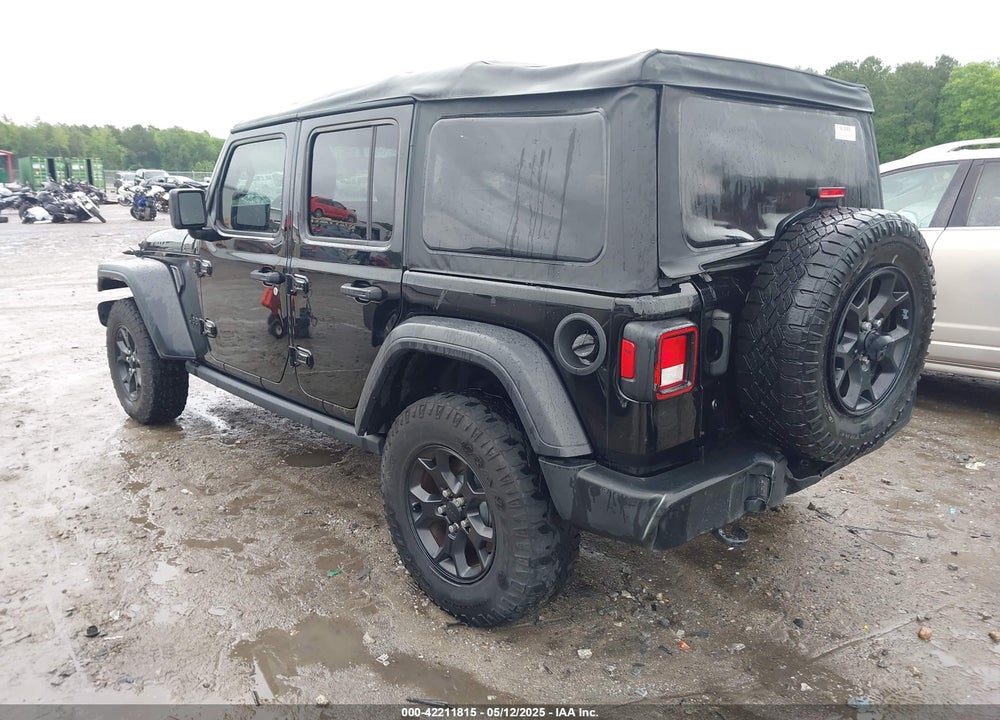 2021 JEEP WRANGLER UNLIMITED WILLYS SPORT 4X4 VIN: 1C4HJXDN0MW678801