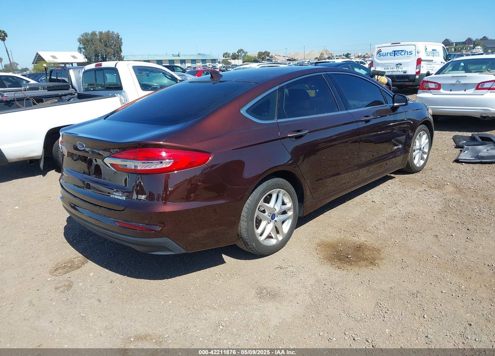 2019 FORD FUSION HYBRID VIN: 3FA6P0MU3KR220115