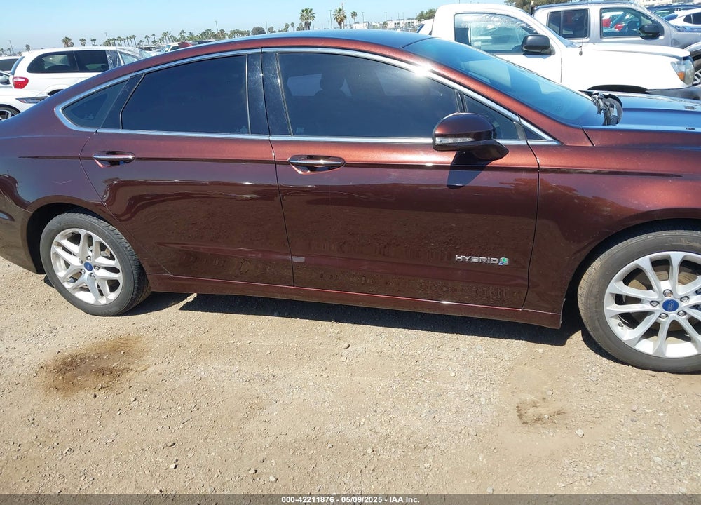 2019 FORD FUSION HYBRID VIN: 3FA6P0MU3KR220115