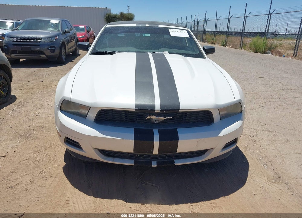 2012 FORD MUSTANG V6 VIN: 1ZVBP8EM3C5254496