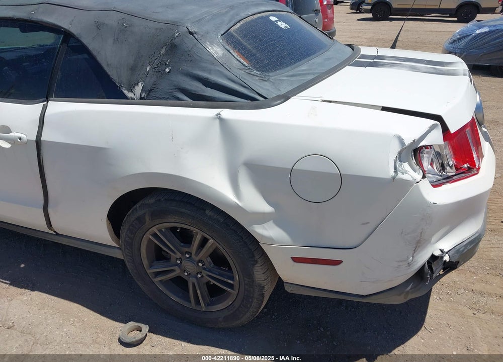 2012 FORD MUSTANG V6 VIN: 1ZVBP8EM3C5254496
