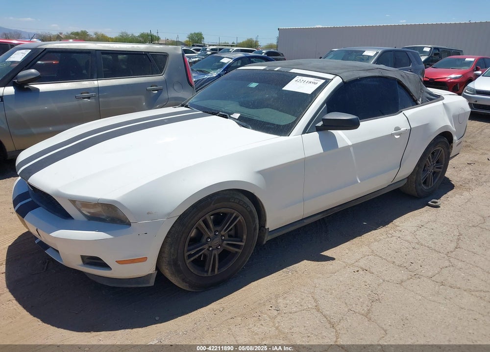 2012 FORD MUSTANG V6 VIN: 1ZVBP8EM3C5254496