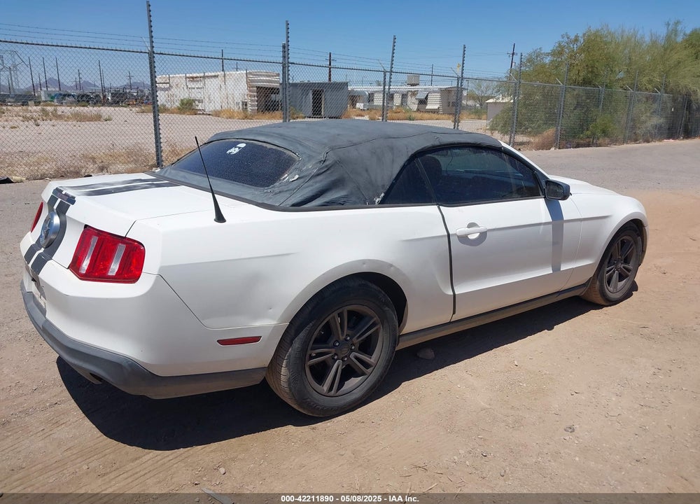 2012 FORD MUSTANG V6 VIN: 1ZVBP8EM3C5254496