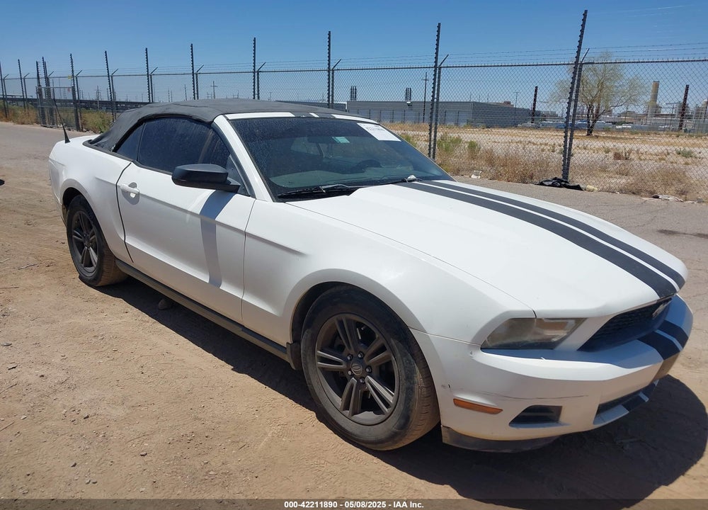 2012 FORD MUSTANG V6 VIN: 1ZVBP8EM3C5254496