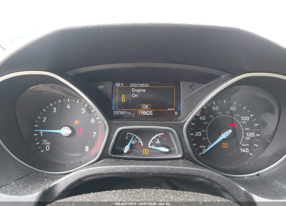 2016 FORD FOCUS VIN: 1FADP3N23GL224404