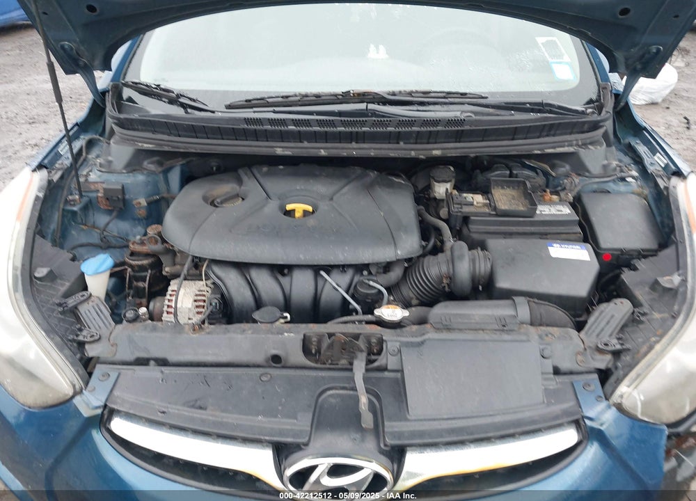 2013 HYUNDAI ELANTRA VIN: KMHDH4AE7DU954007