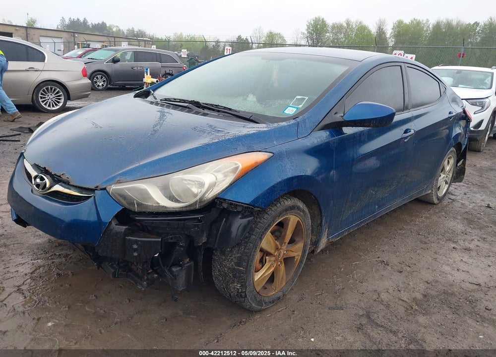 2013 HYUNDAI ELANTRA VIN: KMHDH4AE7DU954007