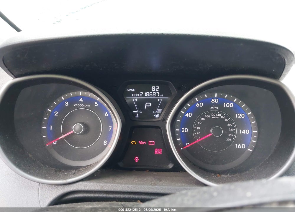 2013 HYUNDAI ELANTRA VIN: KMHDH4AE7DU954007