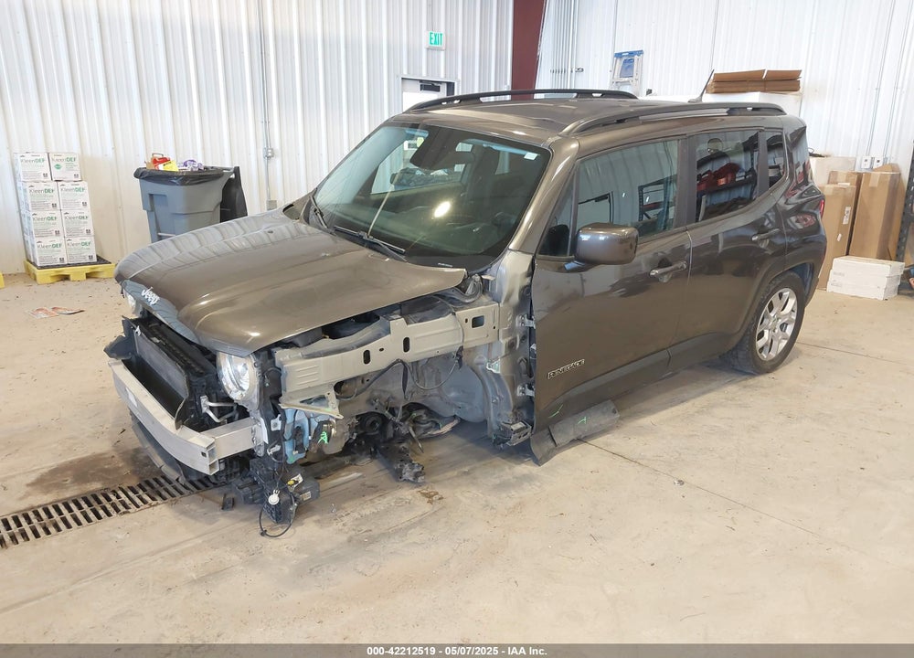 2016 JEEP RENEGADE LATITUDE VIN: ZACCJBBT1GPD10255