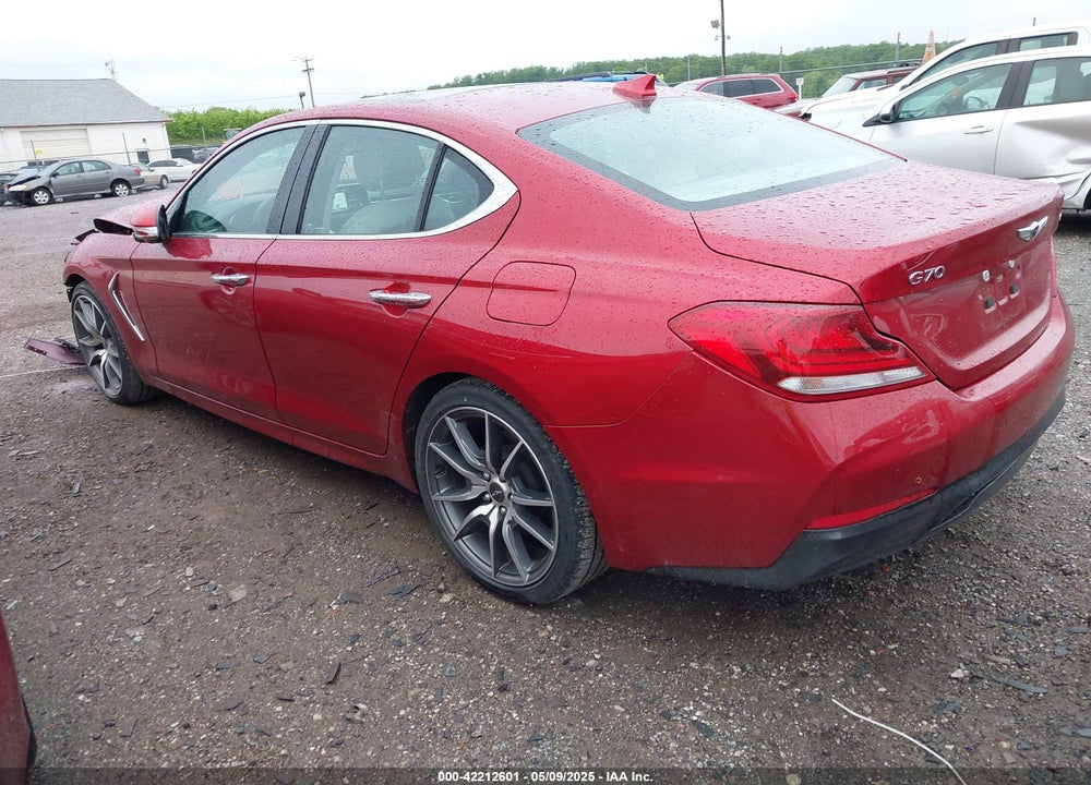 2021 GENESIS G70 2.0T AWD VIN: KMTG44LA0MU075456