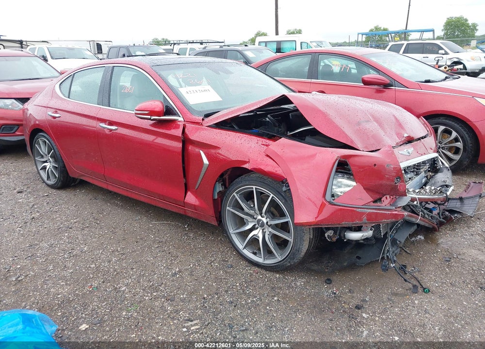 2021 GENESIS G70 2.0T AWD VIN: KMTG44LA0MU075456