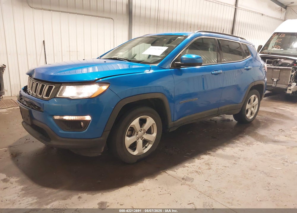 2018 JEEP COMPASS LATITUDE FWD VIN: 3C4NJCBB5JT442957
