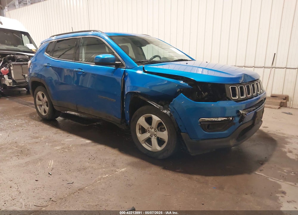 2018 JEEP COMPASS LATITUDE FWD VIN: 3C4NJCBB5JT442957