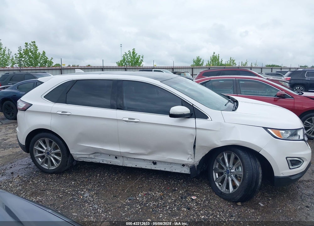 2017 FORD EDGE TITANIUM VIN: 2FMPK4K88HBB51970