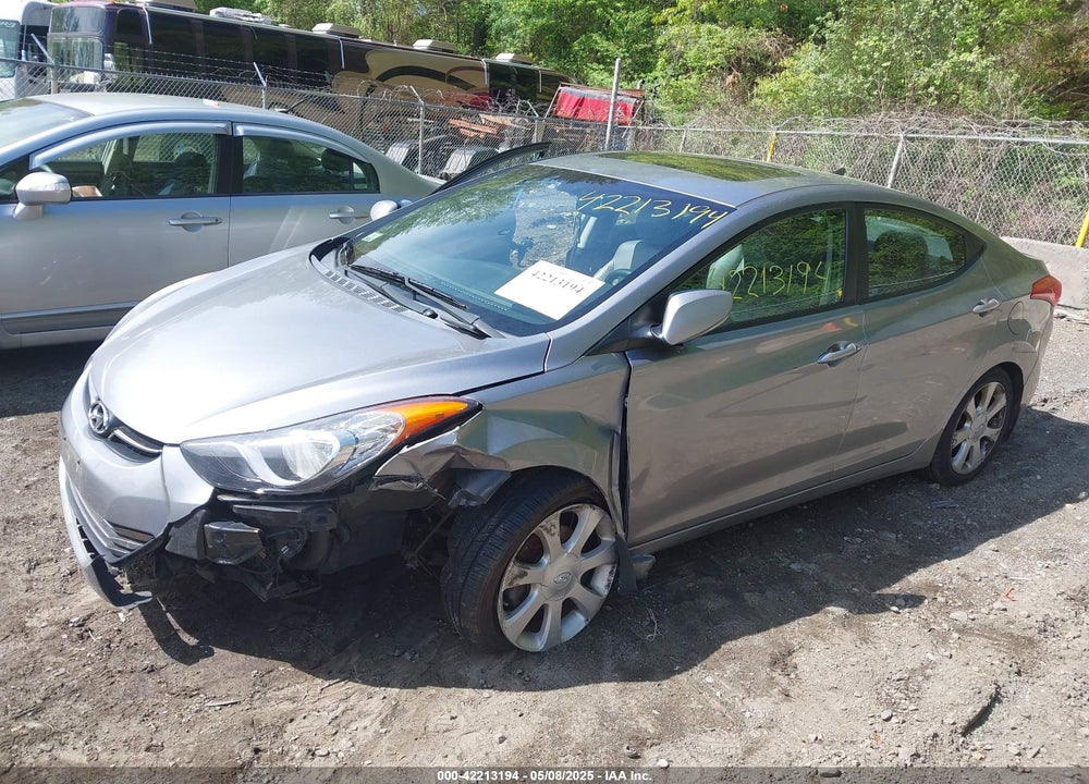 2013 HYUNDAI ELANTRA LIMITED VIN: KMHDH4AE8DU536524