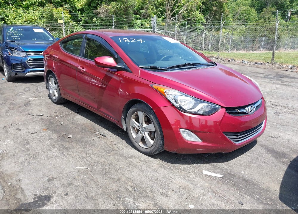 2013 HYUNDAI ELANTRA GLS VIN: 5NPDH4AE4DH301827