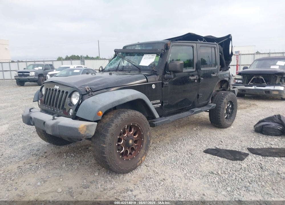 2016 JEEP WRANGLER UNLIMITED SPORT VIN: 1C4BJWDGXGL269728