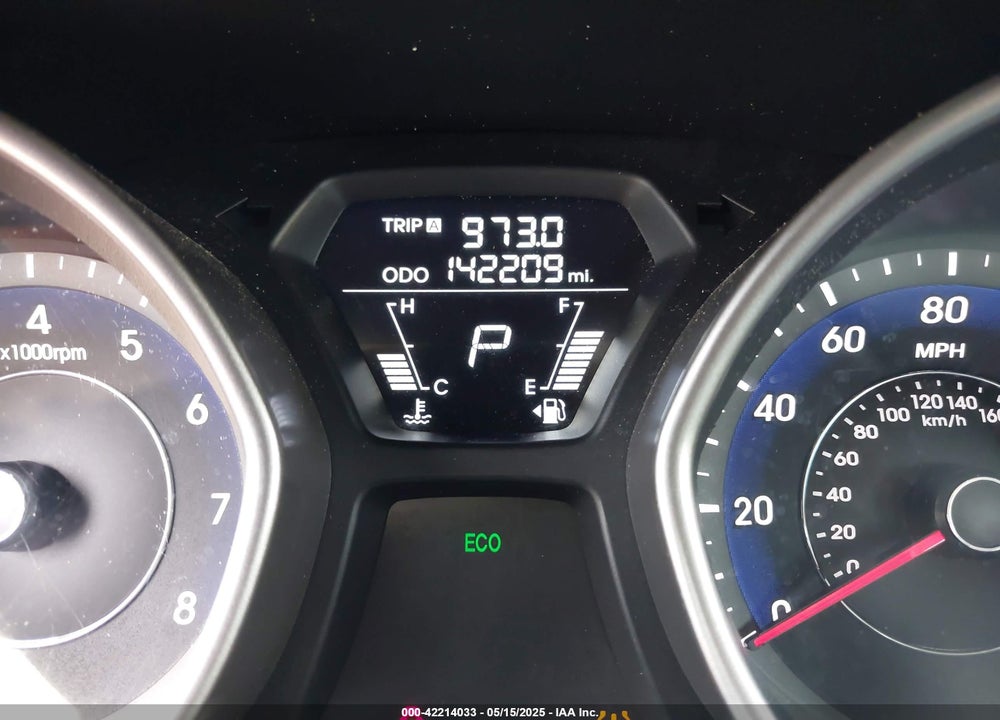 2012 HYUNDAI ELANTRA LIMITED VIN: 5NPDH4AE5CH094654