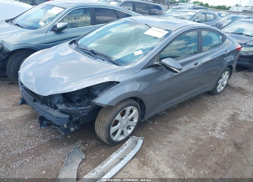 2012 HYUNDAI ELANTRA LIMITED VIN: 5NPDH4AE5CH094654
