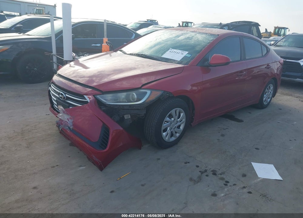 2017 HYUNDAI ELANTRA SE VIN: 5NPD74LF2HH165602