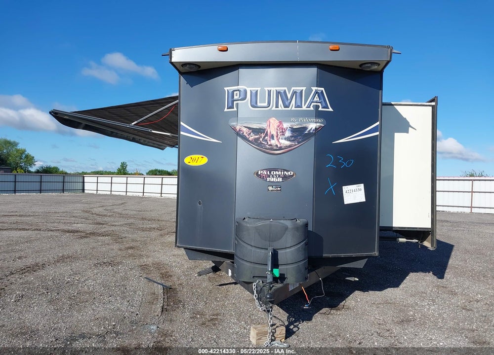 2017 PALOMINO PUMA 39 POB VIN: 4X4TPUR20HP067070