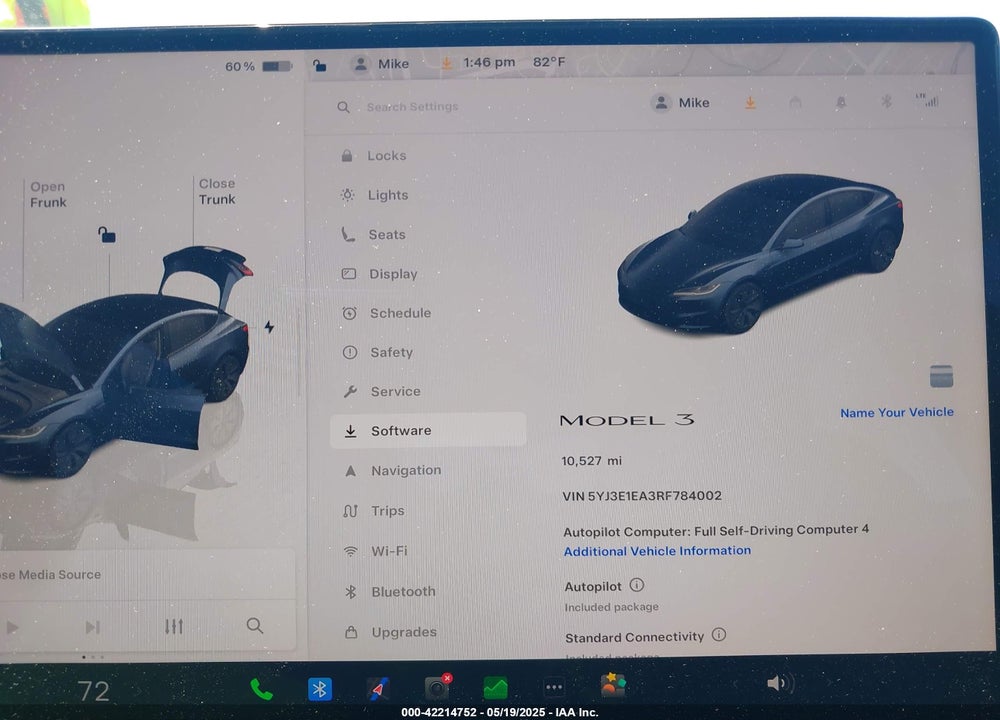 2024 TESLA MODEL 3 LONG RANGE DUAL MOTOR ALL-WHEEL DRIVE/REAR-WHEEL DRIVE VIN: 5YJ3E1EA3RF784002