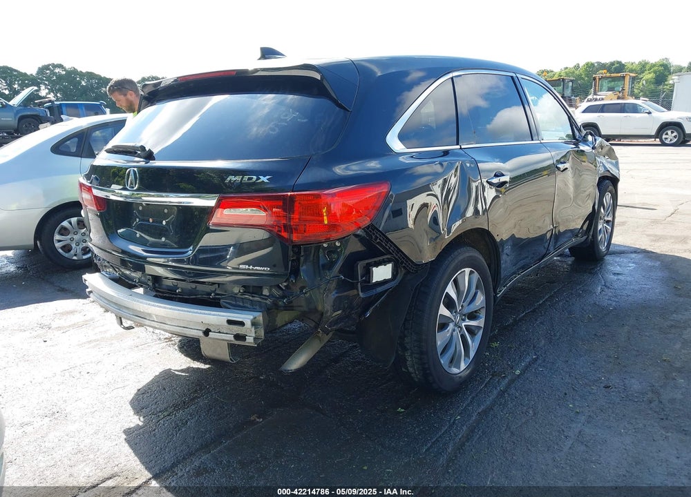 2014 ACURA MDX VIN: 5FRYD4H47EB046115