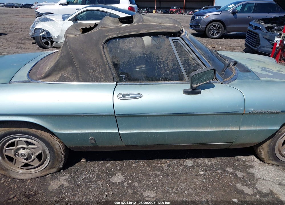 1983 ALFA ROMEO VELOCE 2000 SPIDER VIN: ZARBA5411D1016042