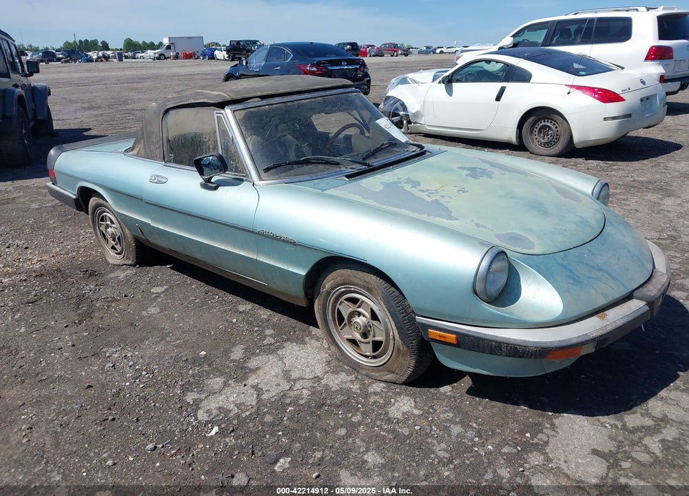 1983 ALFA ROMEO VELOCE 2000 SPIDER VIN: ZARBA5411D1016042