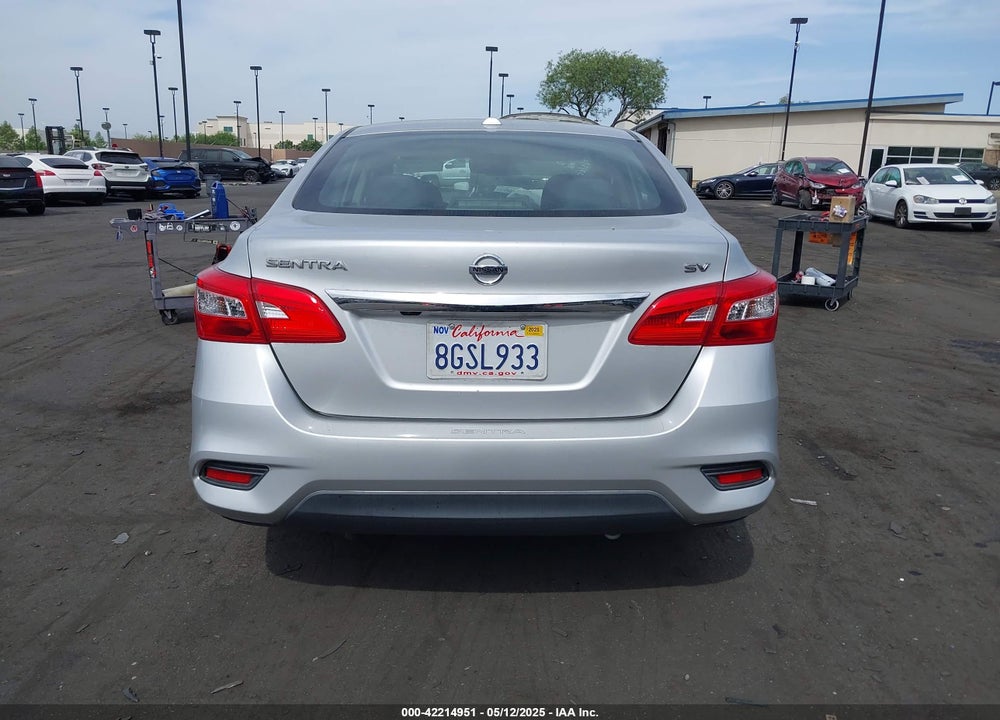 2019 NISSAN SENTRA SV VIN: 3N1AB7AP3KY229948