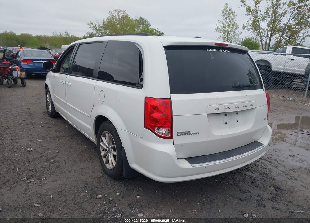 2016 DODGE GRAND CARAVAN SXT VIN: 2C4RDGCG1GR340996