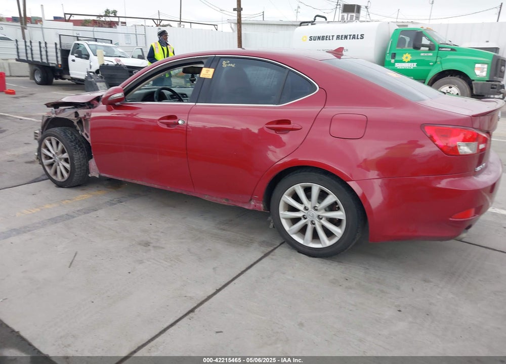 2009 LEXUS IS 250 VIN: JTHBK262792093381