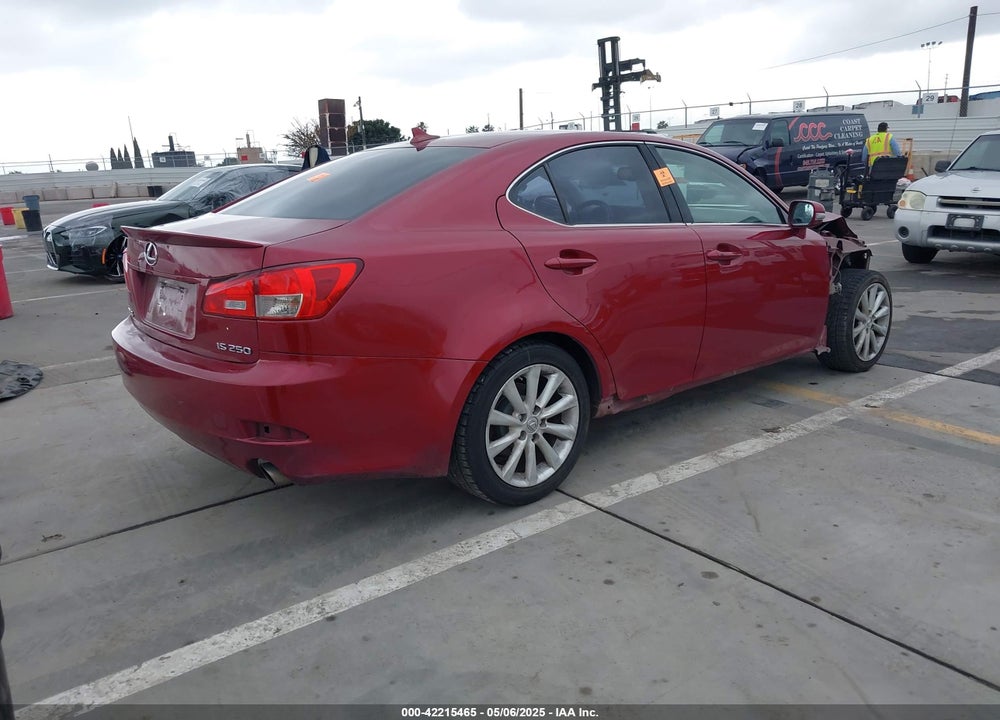 2009 LEXUS IS 250 VIN: JTHBK262792093381