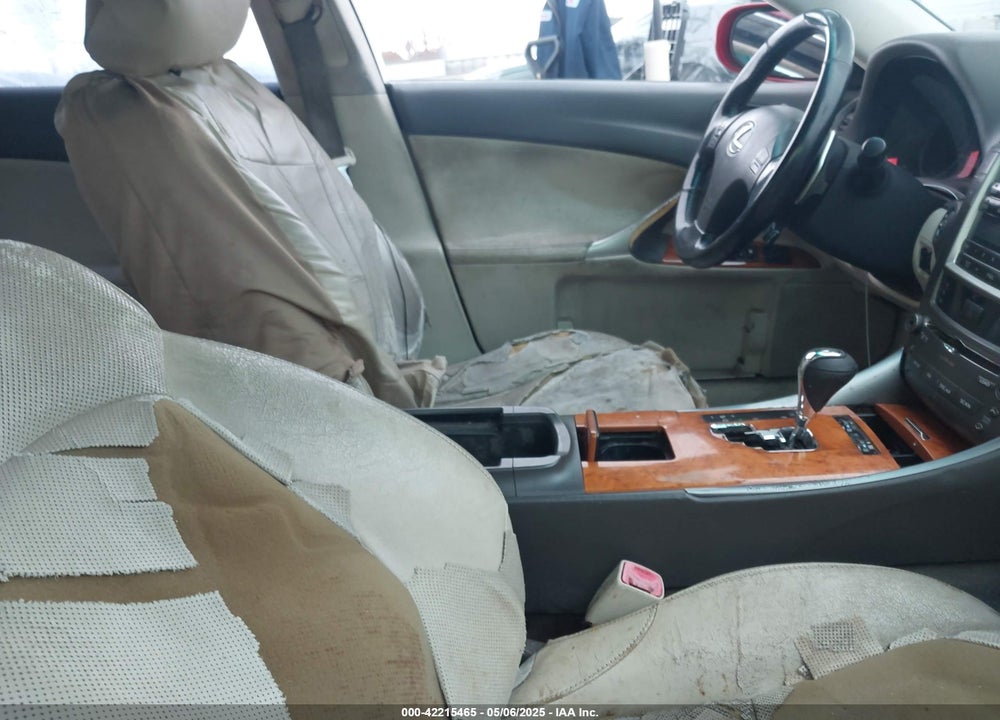 2009 LEXUS IS 250 VIN: JTHBK262792093381