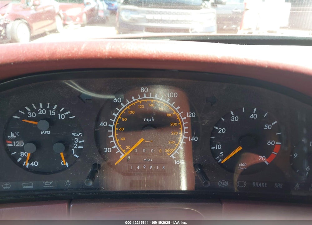 1992 MERCEDES-BENZ 400 VIN: WDBGA42E5NA061808