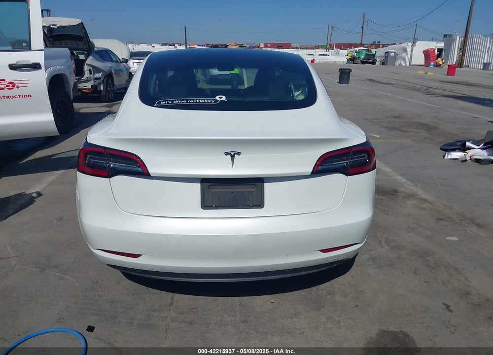 2022 TESLA MODEL 3 REAR-WHEEL DRIVE VIN: 5YJ3E1EA7NF124930