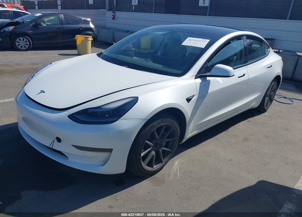 2022 TESLA MODEL 3 REAR-WHEEL DRIVE VIN: 5YJ3E1EA7NF124930