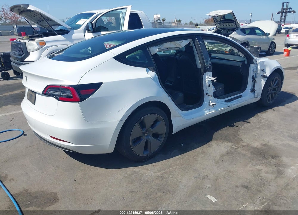 2022 TESLA MODEL 3 REAR-WHEEL DRIVE VIN: 5YJ3E1EA7NF124930