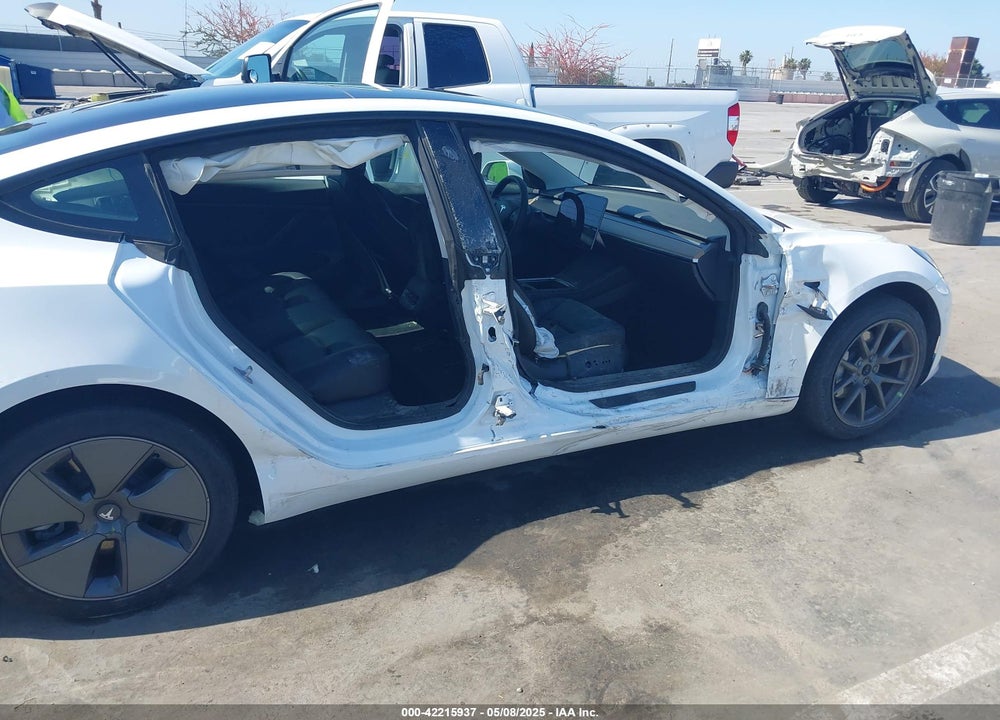 2022 TESLA MODEL 3 REAR-WHEEL DRIVE VIN: 5YJ3E1EA7NF124930