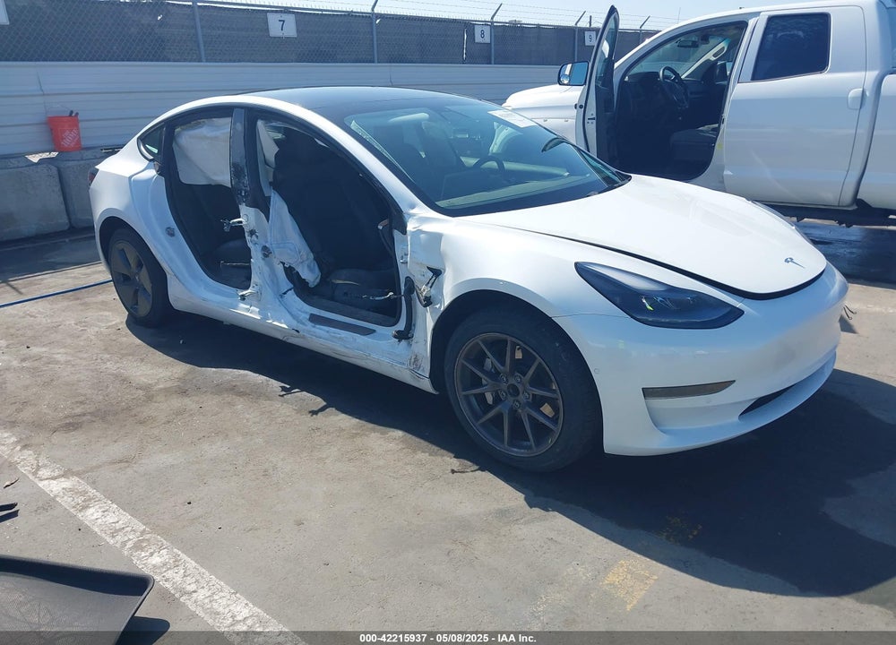 2022 TESLA MODEL 3 REAR-WHEEL DRIVE VIN: 5YJ3E1EA7NF124930