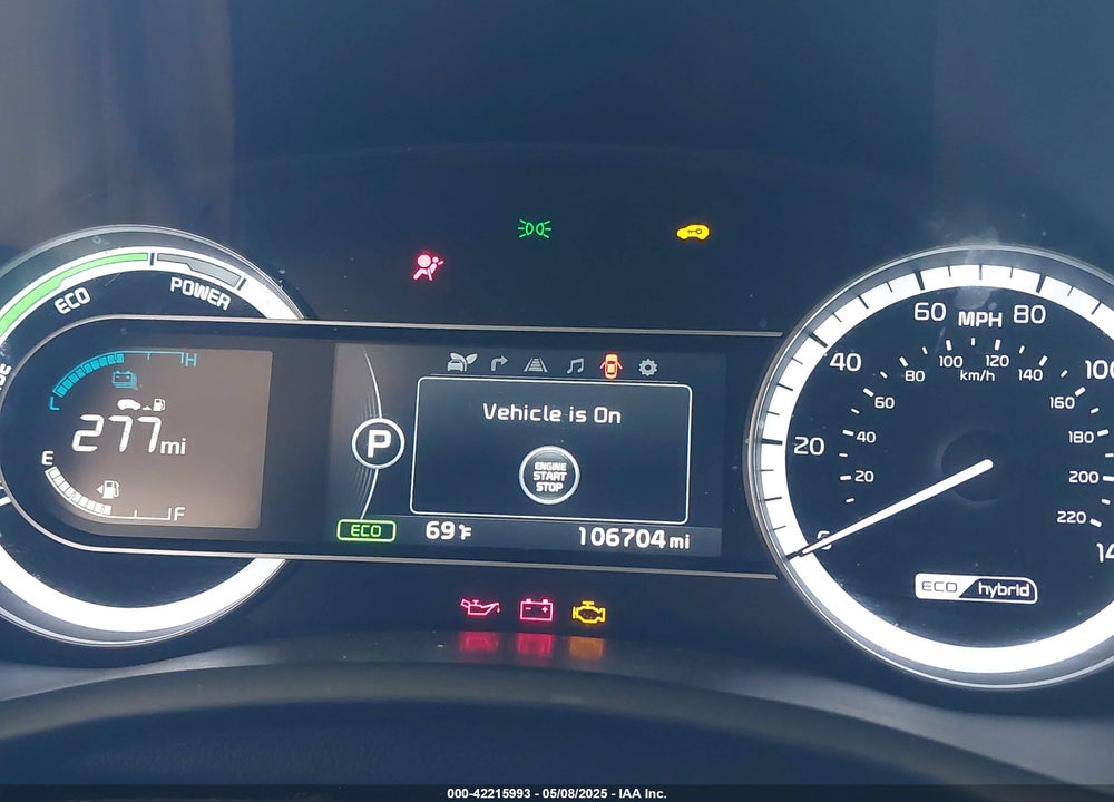 2017 KIA NIRO VIN: KNDCE3LC1H5038034