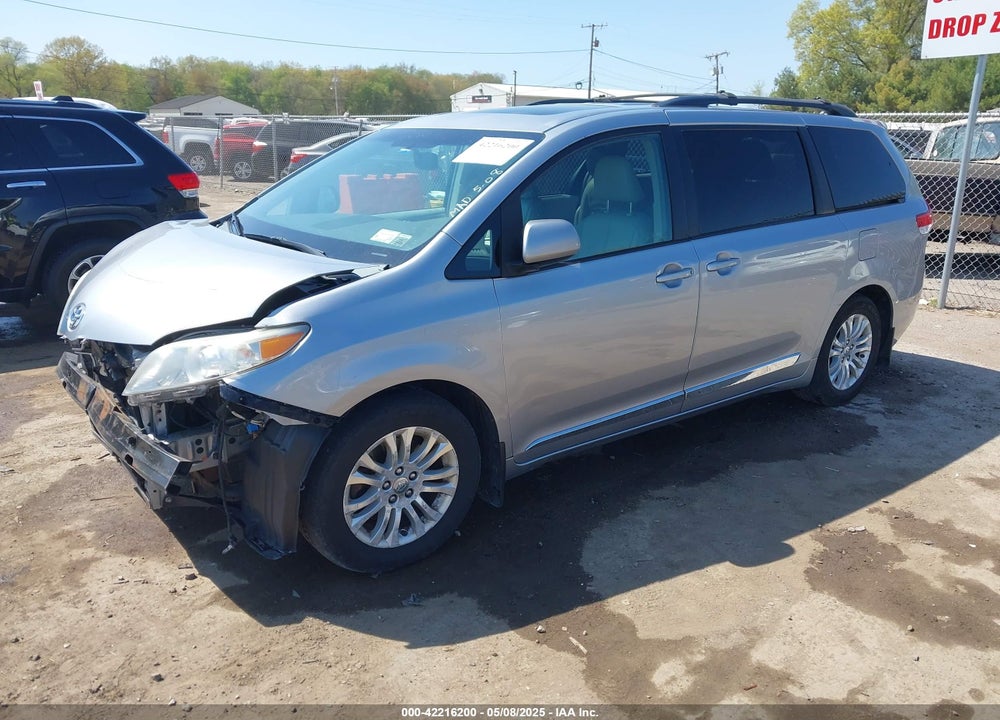 2011 TOYOTA SIENNA XLE V6 VIN: 5TDYK3DC0BS150354