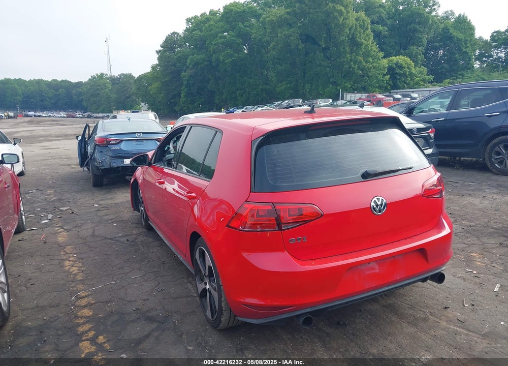 2017 VOLKSWAGEN GTI VIN: 3VW4T7AU1HM076156