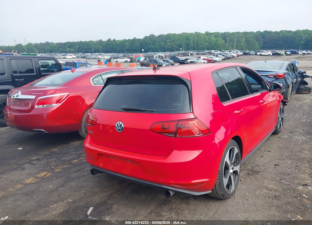 2017 VOLKSWAGEN GTI VIN: 3VW4T7AU1HM076156